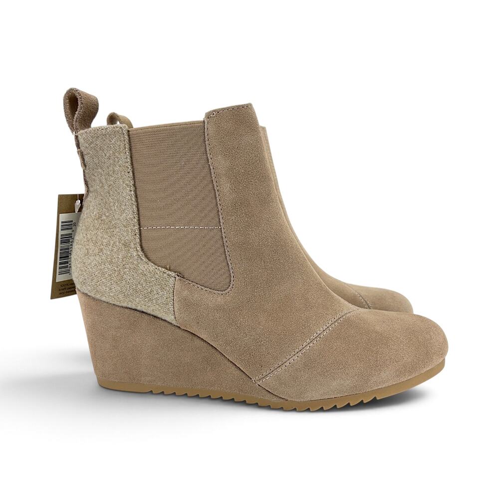 TOMS Bailey Warm Taupe Chelsea Boot Women's 10